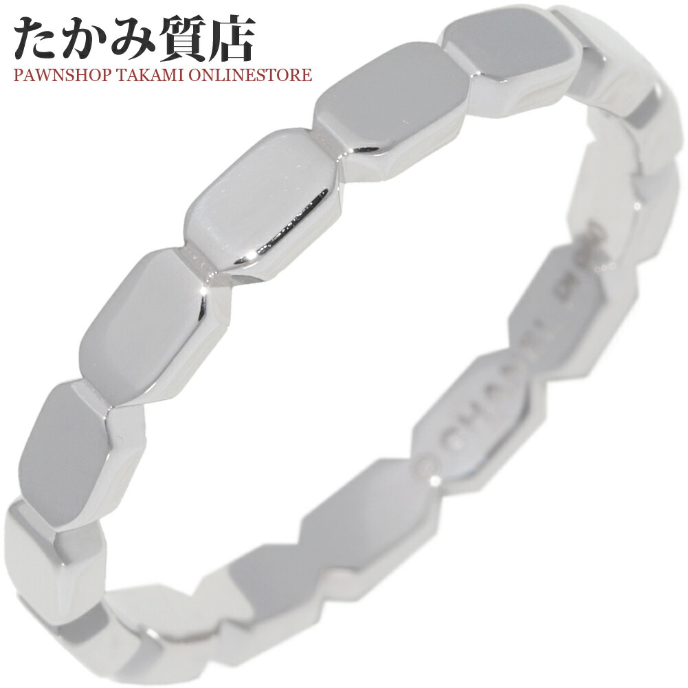 シャネル 指輪 Pt950 プルミエール プロメス マリッジリング J4001 #54(約13.5号)|たかみ質店店