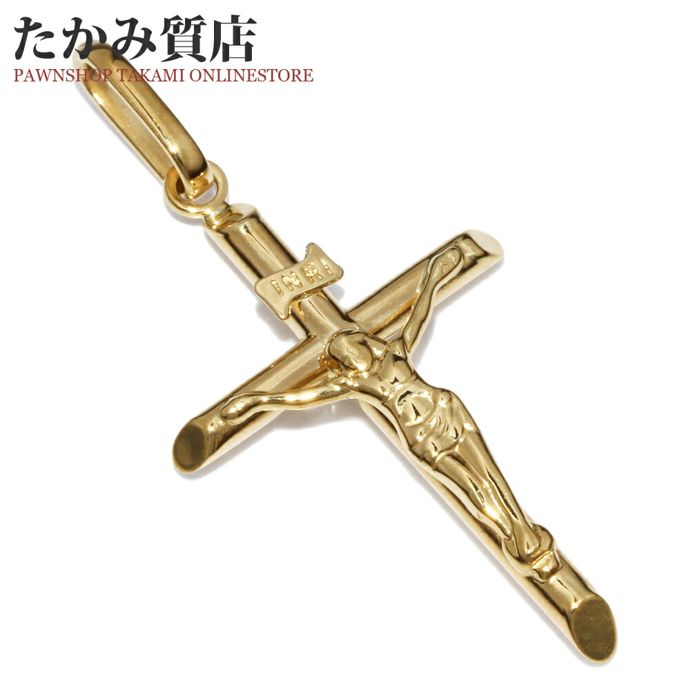 楽天市場】□龍香堂□K18イエローゴールド ロザリオクロス
