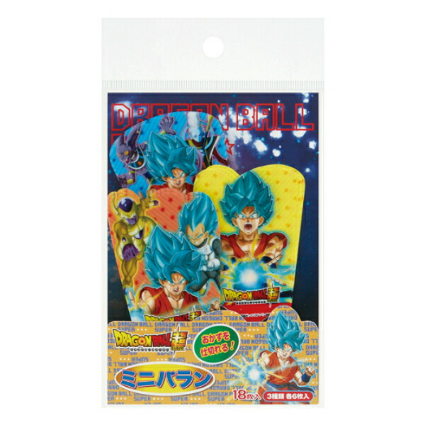 【日本製】スケーター ミニバラン ドラゴンボール超 ランチグッズ　18枚入り(3柄×各6枚)　お弁当 キャラ弁 キャラクター グッズ　お弁当仕切り　skater LKBL1ポイント消化　スーパーセール　お買い物マラソン　買い回り画像