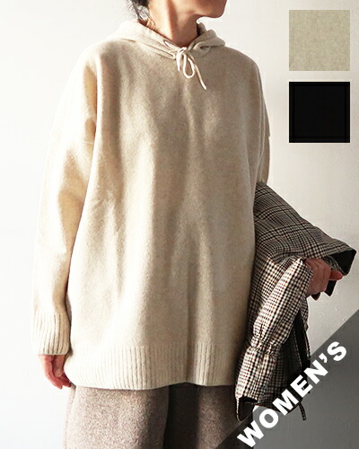 楽天市場】evam eva vie シームレスカシミヤ パーカー cashmere