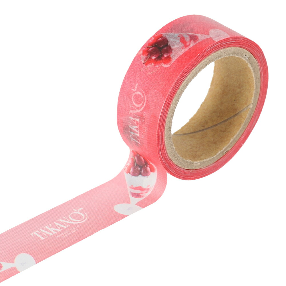 楽天市場 マスキングテープ さくらんぼパフェ ｔａｋａｎｏ ｌｏｆｔ 新宿高野楽天市場店