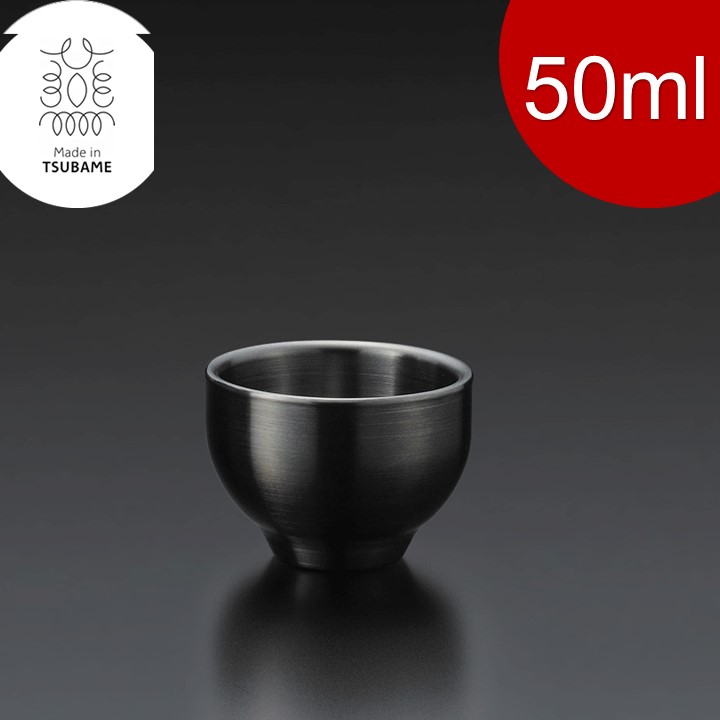 楽天市場】メタル丼 ぐい呑み 内金メッキ 50ml ステンレス 18-8