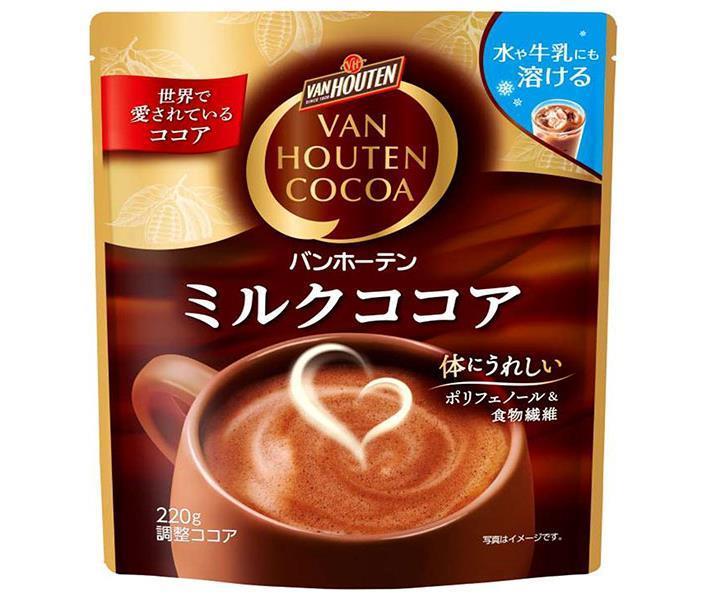 エントリーしてポイント最大12倍！4月10日1時59分まで☆ バンホーテン ミルクココア 200ｇ×24袋（12袋×2ケース） 【送料無料(一部地域を除く)】