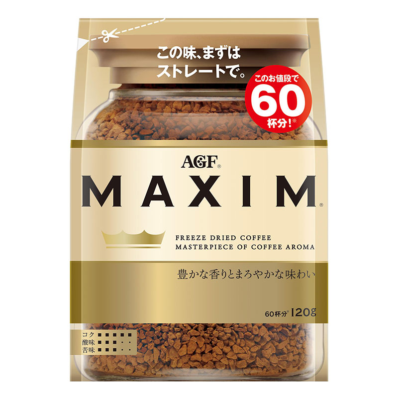 送料無料 部署一画を取捨てる Agf 名言 袋 135g 12袋 Hiksudan Com