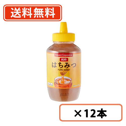 エントリーしてポイント５倍！5月23日20時スタート！<br>トマトコーポレーション 純粋はちみつ 1kg×12本 (中国産)　 【送料無料(一部地域を除く)】