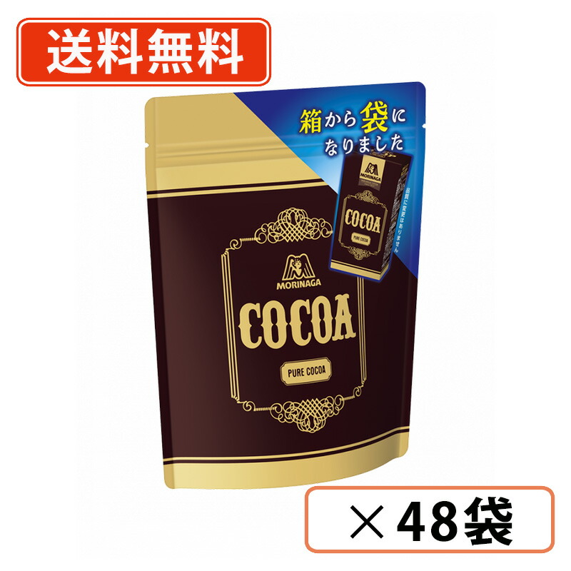 楽天市場】森永製菓 純ココア 110g×48袋入｜ 送料無料 ココア ホット