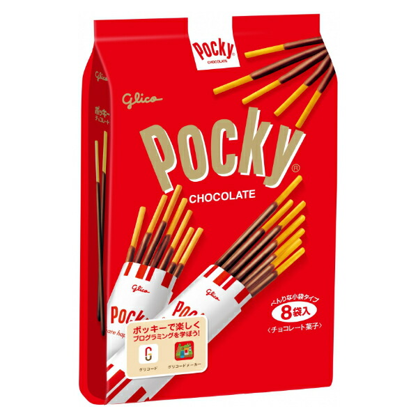 江崎グリコ ポッキーチョコレート 8袋 6入 チョコレート プレッツェル 新作 大人気