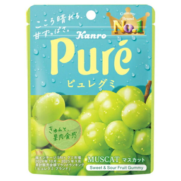 カンロ 56g ピュレグミ (各6袋×2種)12袋入 (グミ お菓子 景品