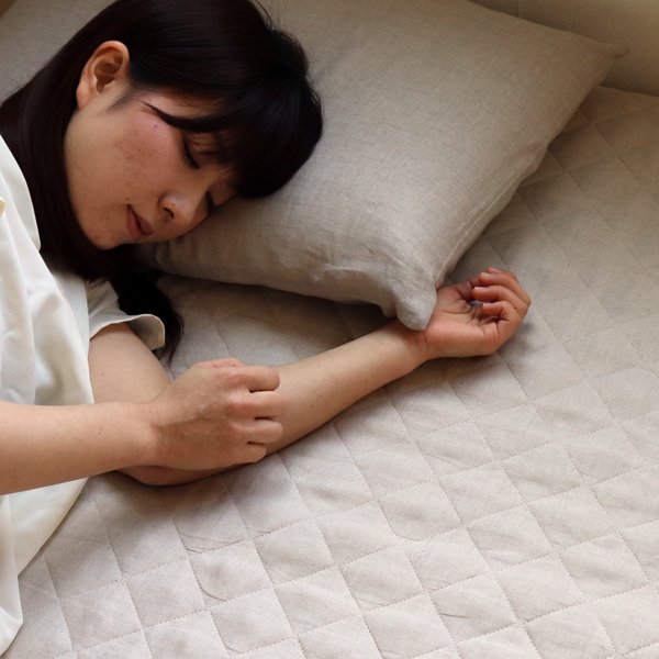 楽天市場】【さわやか】本麻リネン敷きパッド サイズ選べる シングル