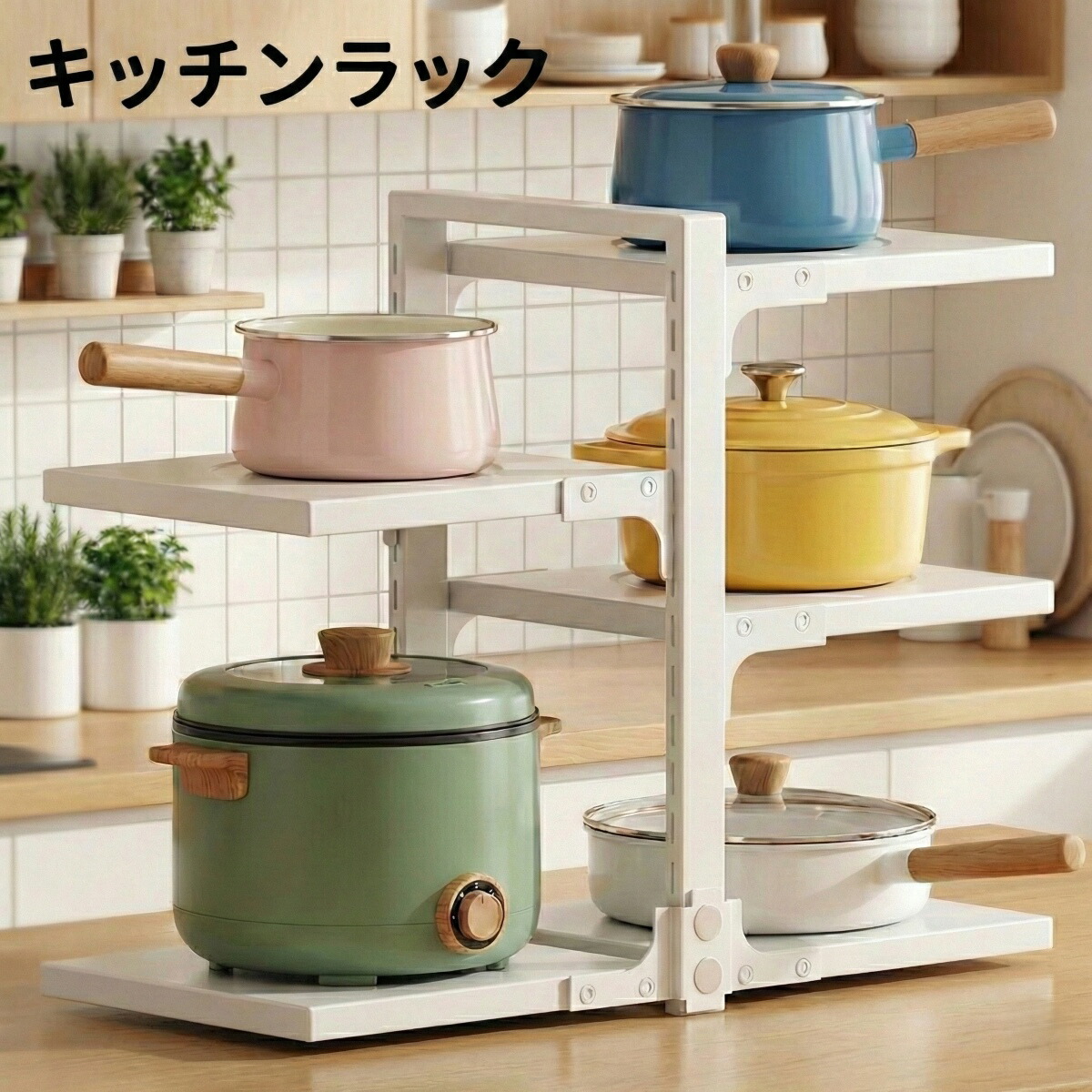 楽天市場】キッチンラック キッチン収納 食器棚 収納棚 食器 収納 棚