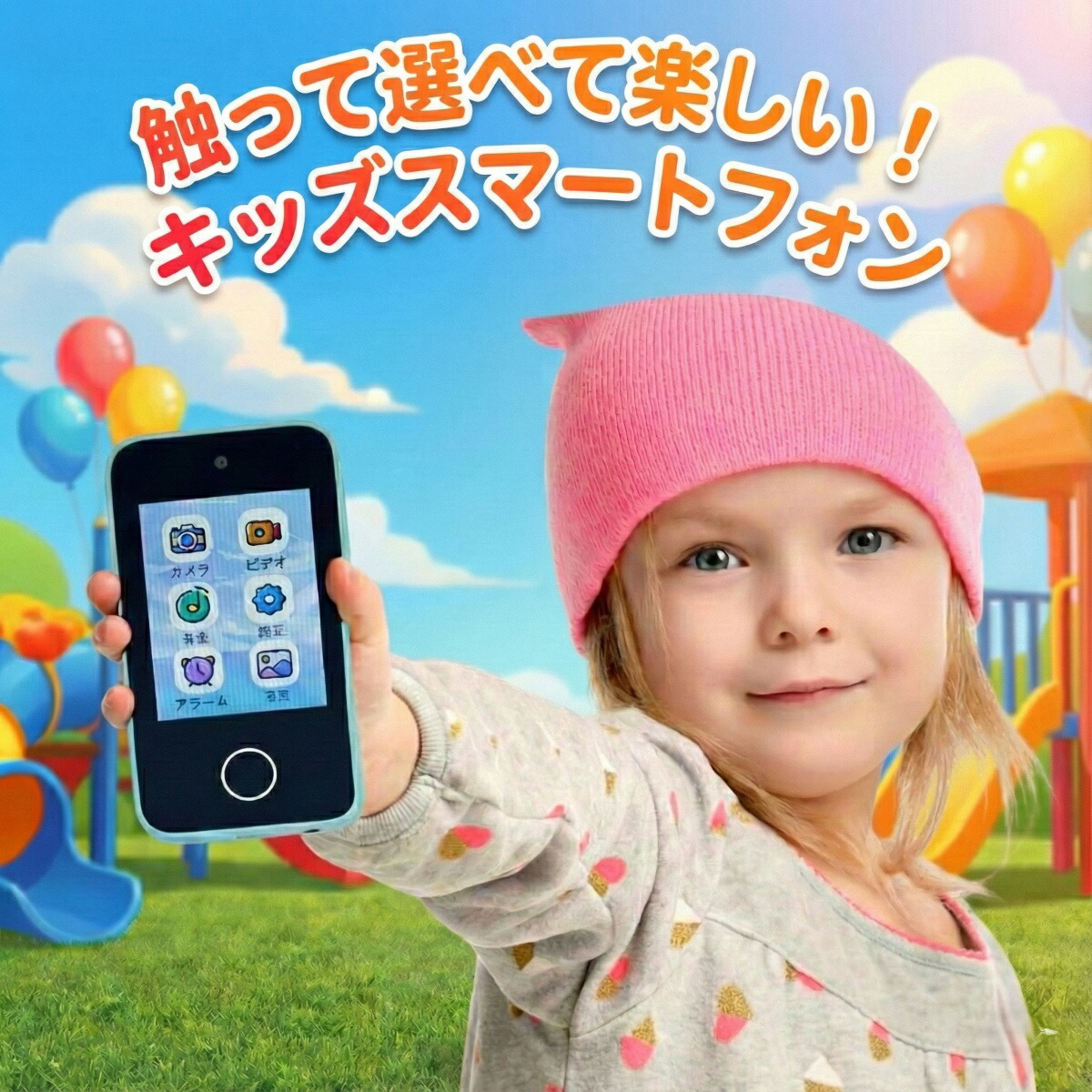 楽天市場】キッズスマホ キッズスマートフォン タッチパネル 知育