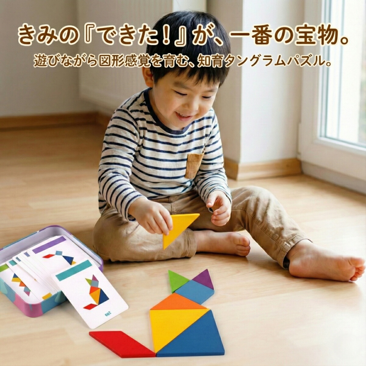 【レア・限定品】エルメス　バランスゲーム＋タングラム　セット 楽天市場】脳力タングラム タングラム 知育 シルエット パズル エド