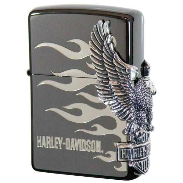ZIPPO 喫煙具 ライター ハーレーダビットソン サイドメタル HDP02 送料無料 ジッポ zippo ジッポー HARLEY DAVIDSON オートバイ 白頭鷲 ハクトウワシ ボールドイーグル