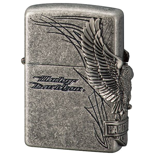 ZIPPO 喫煙具 ライター ハーレーダビットソン サイドメタル HDP65 送料無料 ジッポ zippo ジッポー HARLEY DAVIDSON オートバイ 白頭鷲 ハクトウワシ ボールドイーグル