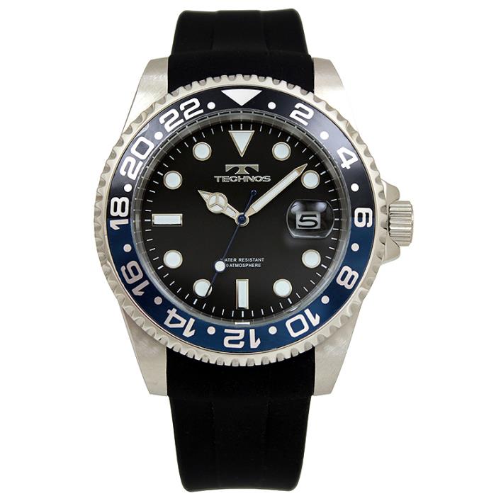 楽天市場】腕時計 メンズ TECHNOS テクノス 100周年記念モデル T6C28