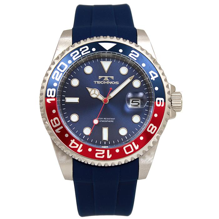 楽天市場】腕時計 メンズ TECHNOS テクノス 100周年記念モデル T6C28