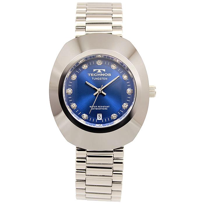 テクノス　T6919 オールステンレス 三針 カレンダー 腕時計 レディース TECHNOS 正規品 アウトレット TECHNOS テクノス タングステンベゼル メンズ 腕時計 ウォッチ 三針