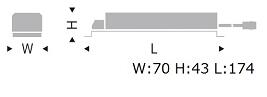 遠藤照明 RX-457N 施設照明部材 ディスプレイライト/間接照明 専用電源ユニット 調光・非調光兼用タイプ