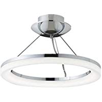 コイズミ照明 AH42700L LED一体型 シャンデリア Modelish Ring（モダリッシュリング） 8畳用 LED38.6W 要電気工事 調光可 昼白色 照明器具 洋風 おしゃれ リビング用 ヨーロッパ風照明 【～8畳】