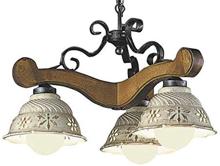 コイズミ照明 AP40042L ilum ITALY LEDペンダントライト Antico Porecellana 3灯 4.5畳用 ランプ交換可能型 LED21.0W 要電気工事 非調光 電球色 照明器具 洋風 おしゃれ リビング用 ヨーロッパ風照明 【～4.5畳】