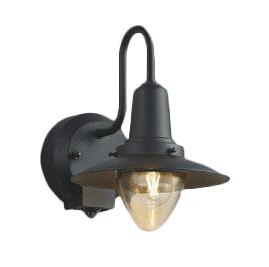 コイズミ照明 AU50361 エクステリア LEDポーチ灯 人感センサ タイマー付ON-OFFタイプ 非調光 電球色 防雨型 白熱球40W相当 照明器具 門灯 玄関 屋外用照明