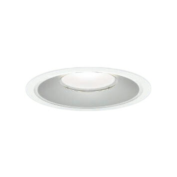 コイズミ照明 XD159504WW LEDベースダウンライト X-Pro 埋込φ200 5500/4500lmクラス HID100W相当 浅型 シルバーコーン 白色 55° 調光対応 施設照明 天井照明