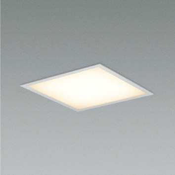 コイズミ照明 XD92995 LED埋込ベースライト Flat Panel スクエアタイプ □450 6000/5000lmクラス FHP32W×4～32W×3相当 電球色 調光対応 施設照明