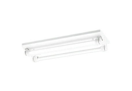 オーデリック XG554079RE LEDベースライト LED-TUBE 防雨防湿型 R15高演色 クラス2 軒下取付専用 直付型 逆富士型 20形 FL20W×2灯相当 片側給電・片側配線 非調光 電球色 照明器具 店舗・施設向け 天井照明