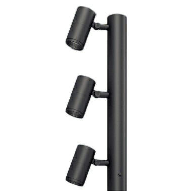 遠藤照明 ERL8201HB アウトドアポールスポットライト LEDZ DUAL 灯体のみ D200×3 CDM-T35W×3灯器具相当 8°狭角配光 電球色 非調光 施設照明