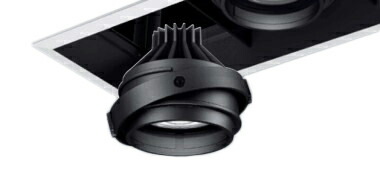 遠藤照明 ERS6039BA テクニカルライト LEDZ ARCHI ムービングジャイロシステム 本体のみ 電源ユニット別売 1400タイプ CDM-R35W器具相当 17°中角配光 アパレルホワイトe 電球色 施設照明