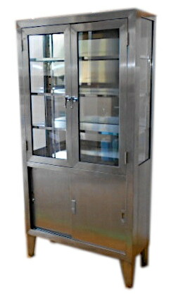 楽天市場】アンティーク調 ドクターキャビネット ケビント 医療棚