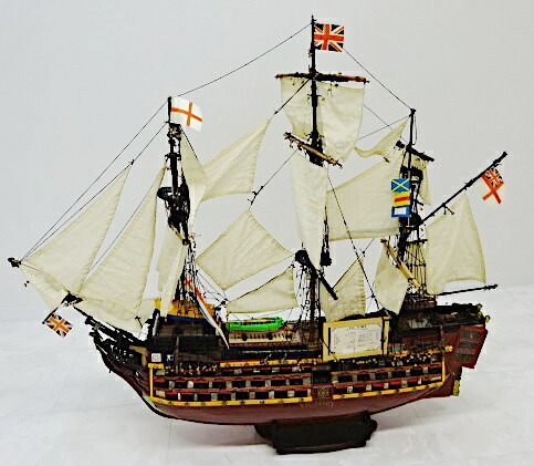 【ジャンク品】【発送不可・店頭受取】 DeAGOSTINI ディアゴスティーニ HMS VICTORY 組立品 / トラファルガーの海戦 ホレーショ・ネルソン ヴィクトリー号 / 帆船模型 戦艦 第一級戦列艦　1/84スケール