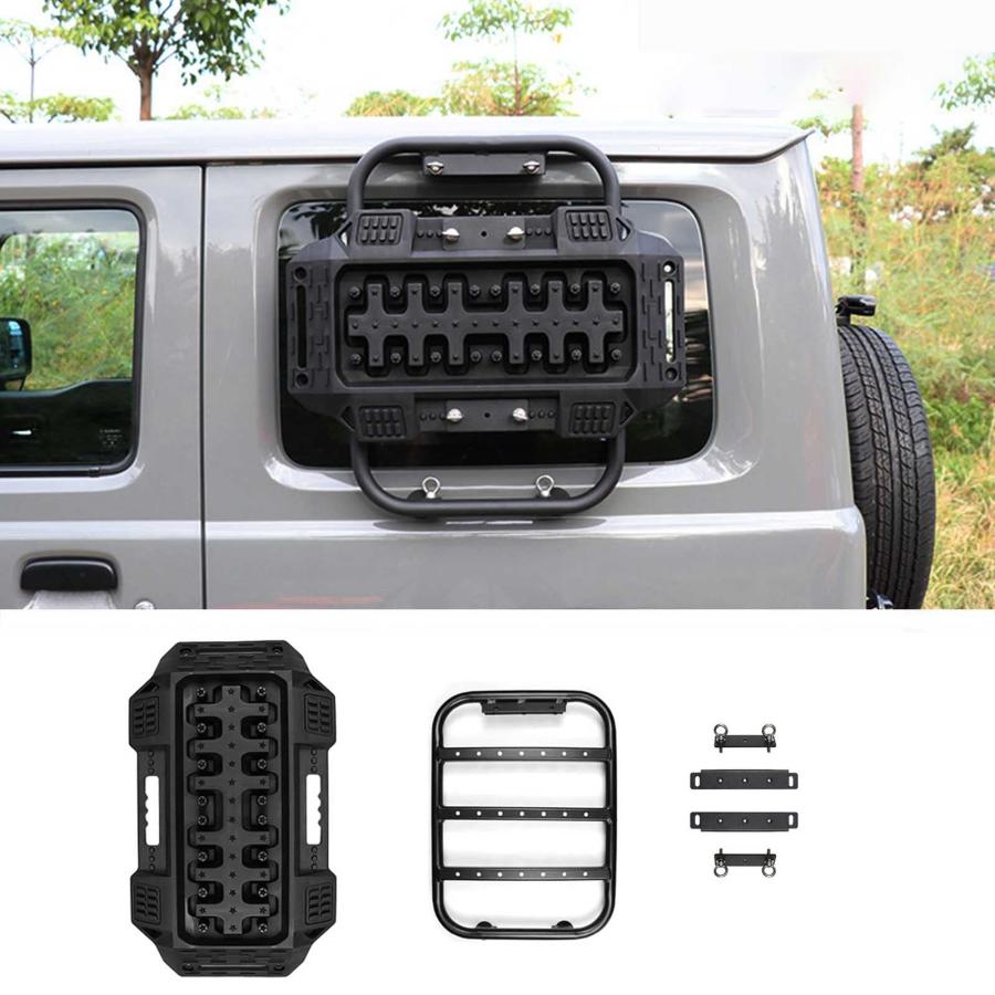 新型スズキジムニー 専用のカスタム アクセサリ 車緊急脱出マット 新型スズキジムニーJB64 ジムニーシエラJB74 サイドウィンドウラダー