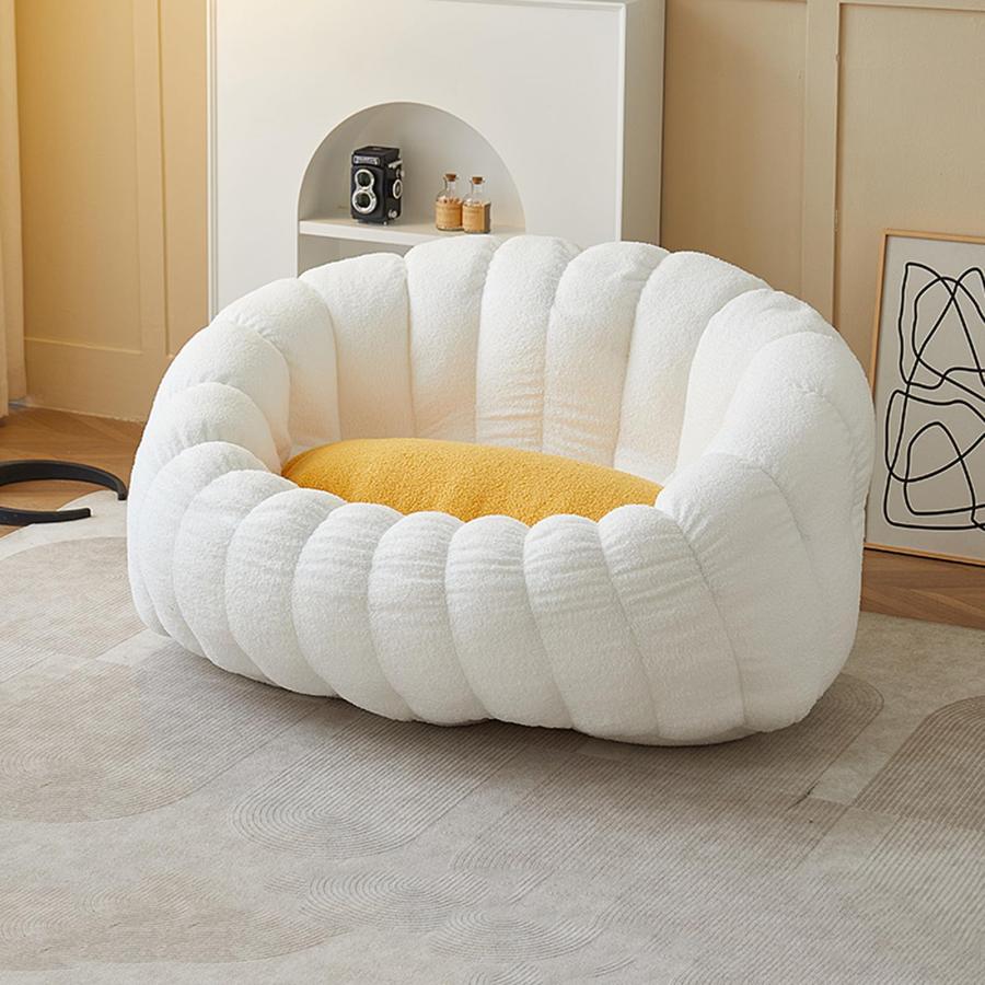 リラックスソファ カボチャ形 ビーズクッション lazy sofa 人掛けソファ 座布団 よぎぼー クッション ソファーべッド 座椅子ソファー 怠