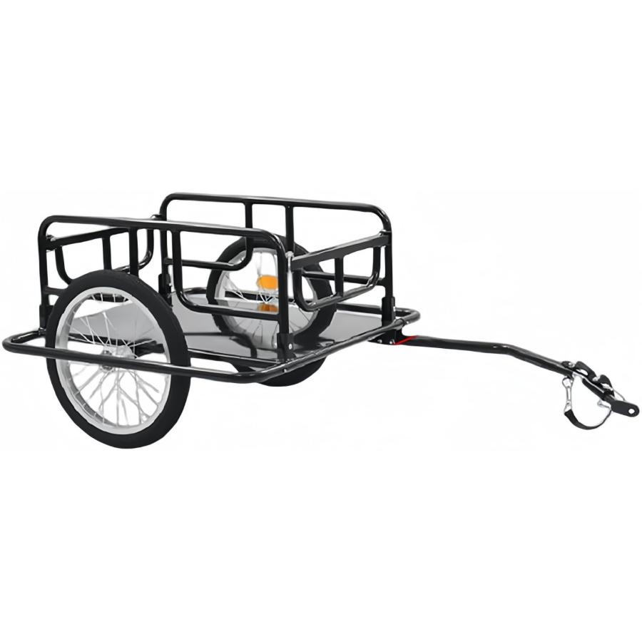 サイクルトレーラー カーゴ オシャレ 多機能 自転車用トレーラー バイクトレーラー 折り畳み式貨物自転車トレーラー 折りたたみ式トレー