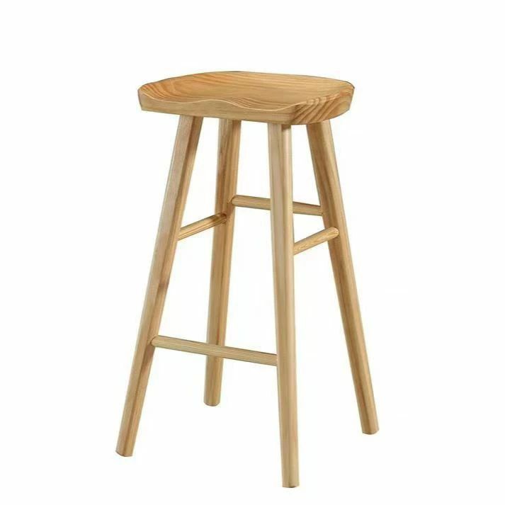 木製スツール バーチェア ハイチェア45cm 55cm 65cm 75cmスツール THKJ 人間工学に基づいたデザイン キッチン ブレックファースト スツ｜TAKARAMONSTER