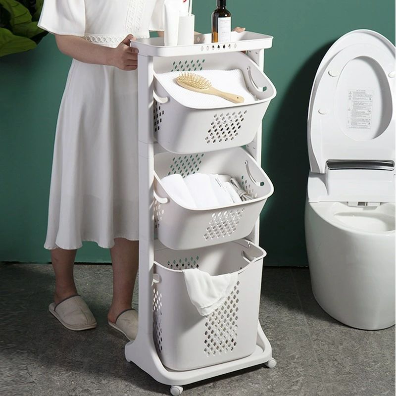 身寄り用バスルームトイレ大型多層可塑性物質汚れたお召しもの手かご洗い濯ぎ手かごお召しものかわき切る手かごお召しもの納める手かご