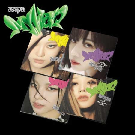 【5/9 韓国発売】【予約】【4種セット】【初回限定ポスター丸めて】aespa エスパ 3RD MINI ALBUM【MY WORLD】Poster Ver. 3集 ミニ アルバム エスパ 韓国音楽チャート反映 SM【送料無料】【日本国内発送】