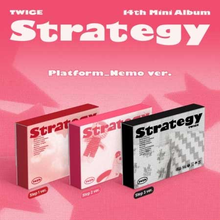 楽天市場】【2024/12/6 韓国発売】【予約】【SMART ALBUM】TWICE トゥワイス 14TH MINI  ALBUM【STRATEGY】Nemo Ver. 14集 ミニ アルバム 韓国版 ナヨン ジョンヨン モモ サナ ジヒョ ミナ ダヒョン チェヨン  ツウィ JYP 韓国音楽チャート反映 送料無料 日本国内発送 ...