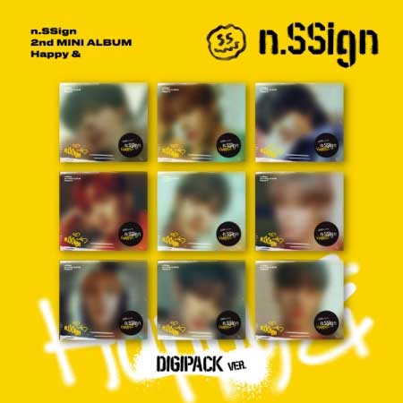 n.SSign Happy& Digipack ver. 9種セット 楽天市場】☆9種ランダム☆ n.SSign - 2nd MINI ALBUM [Happy