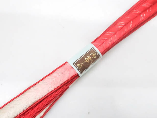 【中古】【着物】和装小物　帯締め　新品　銀糸　大和組　未使用品　r7w02-721【リサイクル】宝の山