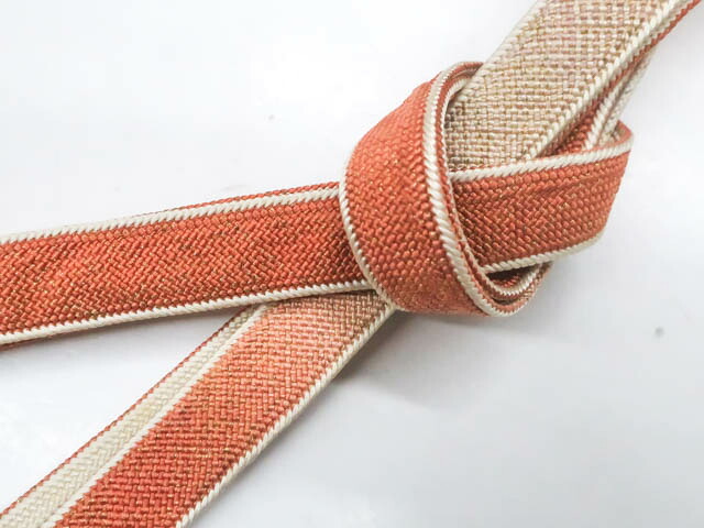 【中古】【着物】和装小物　帯締め　新品　三分金糸　平組　未使用品　r7w02-728【リサイクル】宝の山