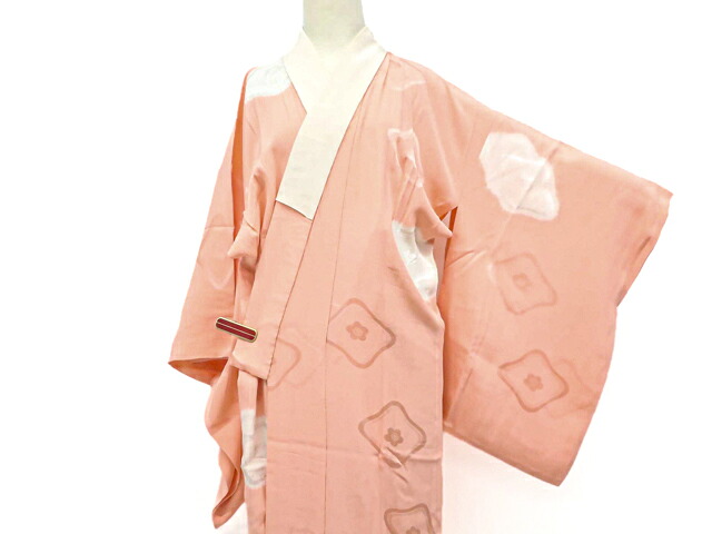 【中古】長襦袢 単衣 正絹 着物 身丈約138cm 裄丈約63cm kyo7z11-1287【リサイクル】宝の山