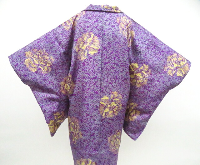 【中古】リサイクル着物 羽織 アンティーク 羽織紐別売 正絹 着物 美品 身丈約97.5cm 裄丈約61cm kyo8z05-904【リサイクル】宝の山｜アイディーネット宝の山店