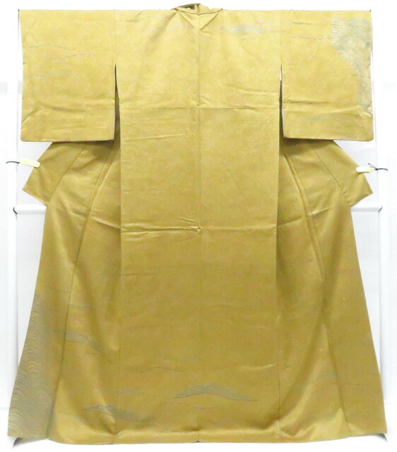【中古】リサイクル着物 訪問着 作家物 金彩 もりはなえ 着物 正絹 美品 身丈約171cm 裄丈約69.5cm kyo8z06-1196【リサイクル】宝の山｜アイディーネット宝の山店