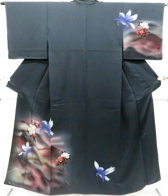 【中古】リサイクル着物 付下げ オリジナル 仕付け付 未使用品 ペガサス 着物 正絹 美品 身丈約160.5cm 裄丈約63.5cm r8z06-153【リサイクル】宝の山｜アイディーネット宝の山店