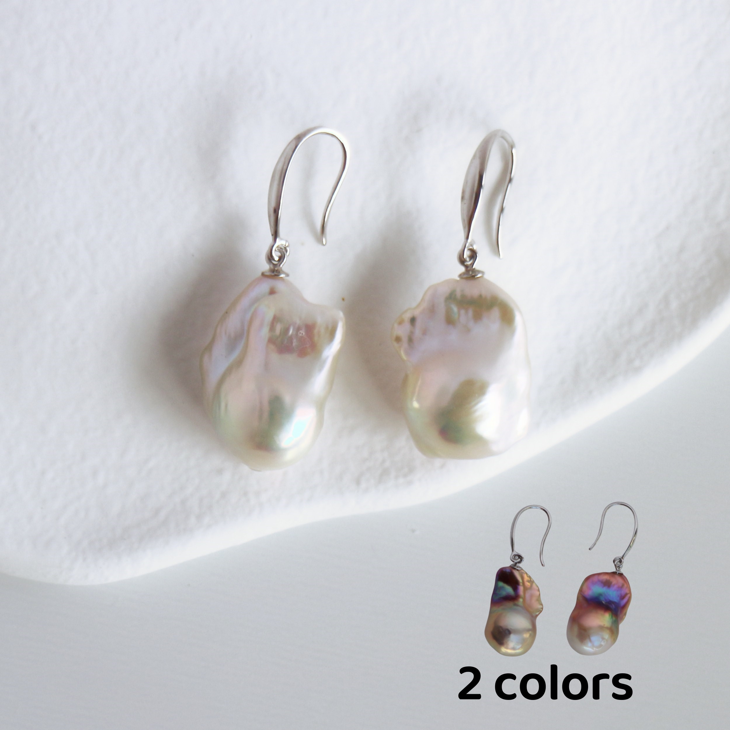 バロックパール ピアス 大ぶり【淡水真珠 専門店】本真珠 15mm 淡水パールピアス 一粒 バロック 淡水パールバロック ユニーク 淡水パール しずくパール ドロップパール オイスターパール レディース アクセサリー プレゼント