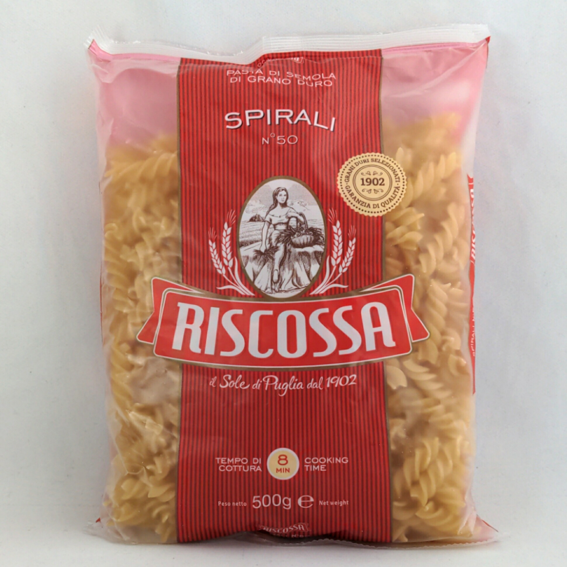 リスコッサ フジッリ no.50 イタリア産 500g(賞味期限:2027.01.07)