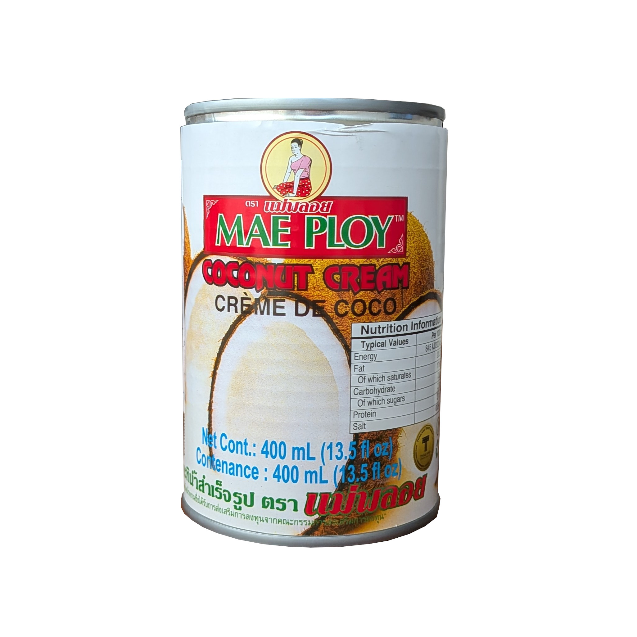メープロイ ココナッツクリーム 400ml 缶詰 タイ料理（賞味期限：2028.03.26）