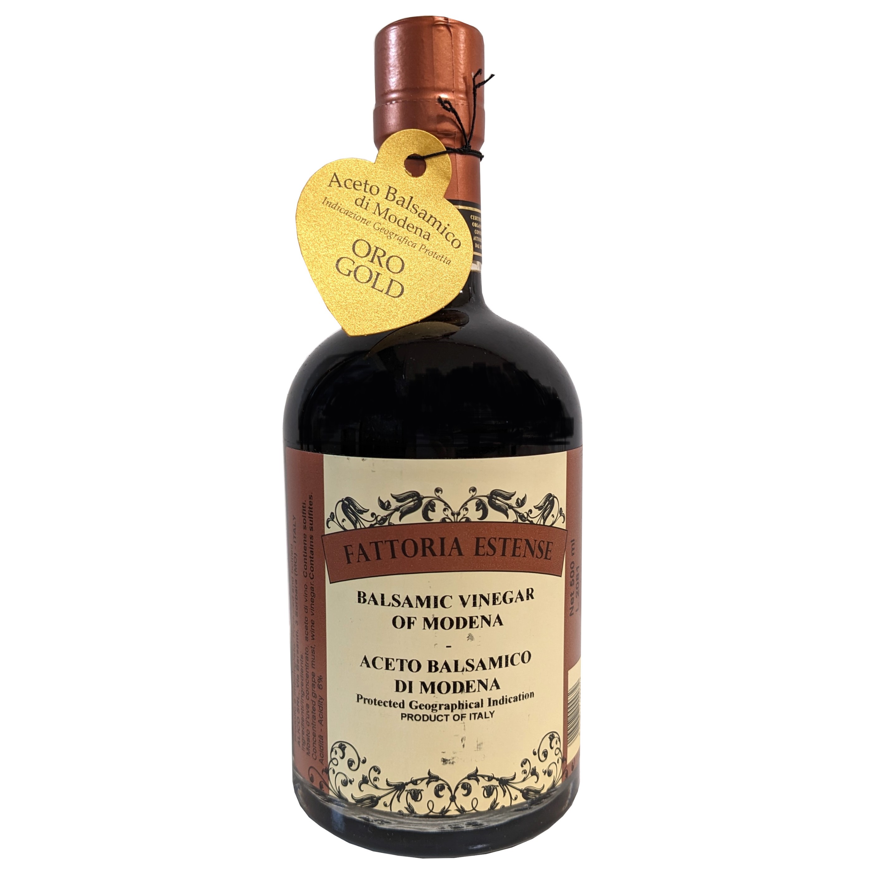 ファトリア エステンセ バルサミコ酢ゴールド12年物 500ml イタリア産（賞味期限：2027.02）